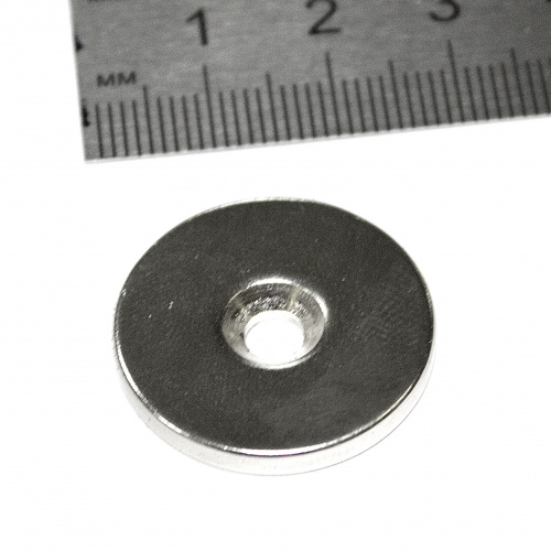 Магнит неодимовый 25х3 ПР