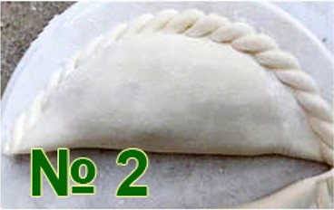 изделие. Формующий узел пельменного аппарата RoalMeat QT-100 №2 (полумесяц, плетеные края; 16-18гр)